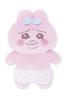 Opan Rabbit Mashumochi Plush Toy, Hand-held Mashumochi, Approx. 18cm [Holding Back Face]