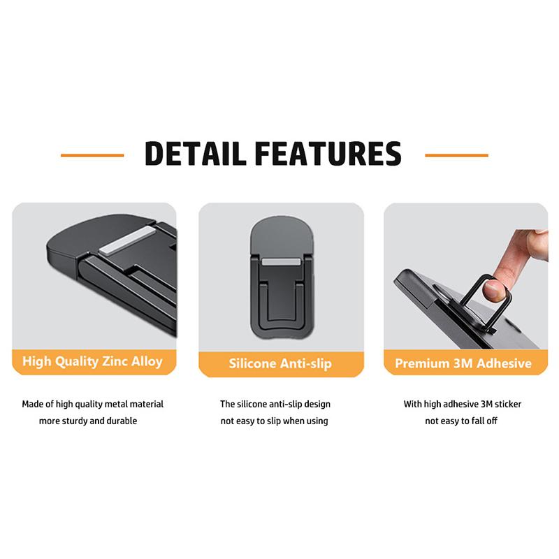 2 шт. Подставка для ноутбука Мини Портативный металлический держатель Складной Невидимый кронштейн для ноутбука Подставка для ноутбука Macbook Охлаждающий держатель