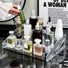 3 Layers Clear Cosmetic Storage Box Lipstick Perfume Display Stand Desktop Cosmetics Shelf Rack Makeup Holder