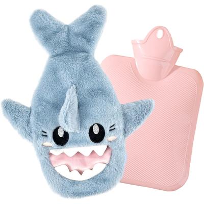 Портативная грелка из ПВХ для рук, сумка с рисунком животных, карманный чехол 0,5 л и 1 л