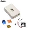Корпус Raspberry Pi 3 B plus Корпус Raspberry Pi 3 Model B+Plus PI 2 Охлаждающий вентилятор Алюминиевый радиатор