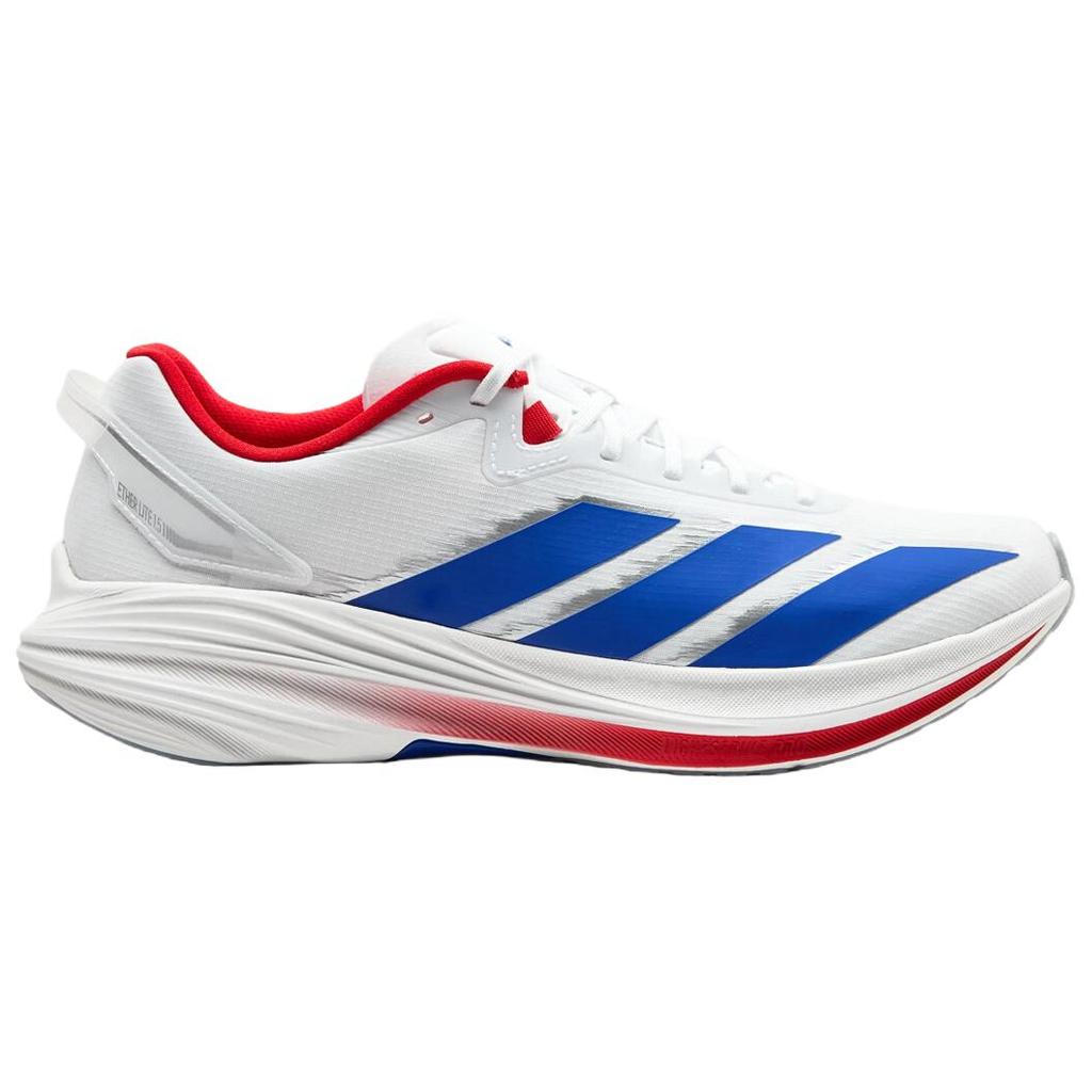 adidas Ether Lite 1.5 Удобная Универсальная Ткань Амортизирующая Прочная Дышащая Легкая Беговые Кроссовки Унисекс Кроссовки Белый Синий KJ4600