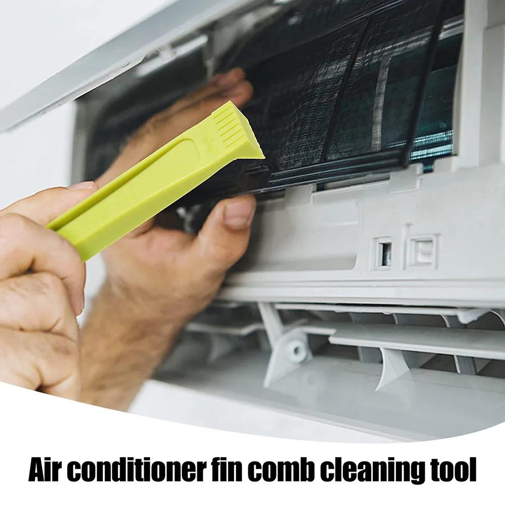 Air Conditioner Fin Cleaning Tool Home Cleaning Tool Coil Comb A/c Hvac Condenser Radiator Universal Folding Brush Cleaning Tool