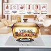 VISIONS Transparent Glass Cooking Pot