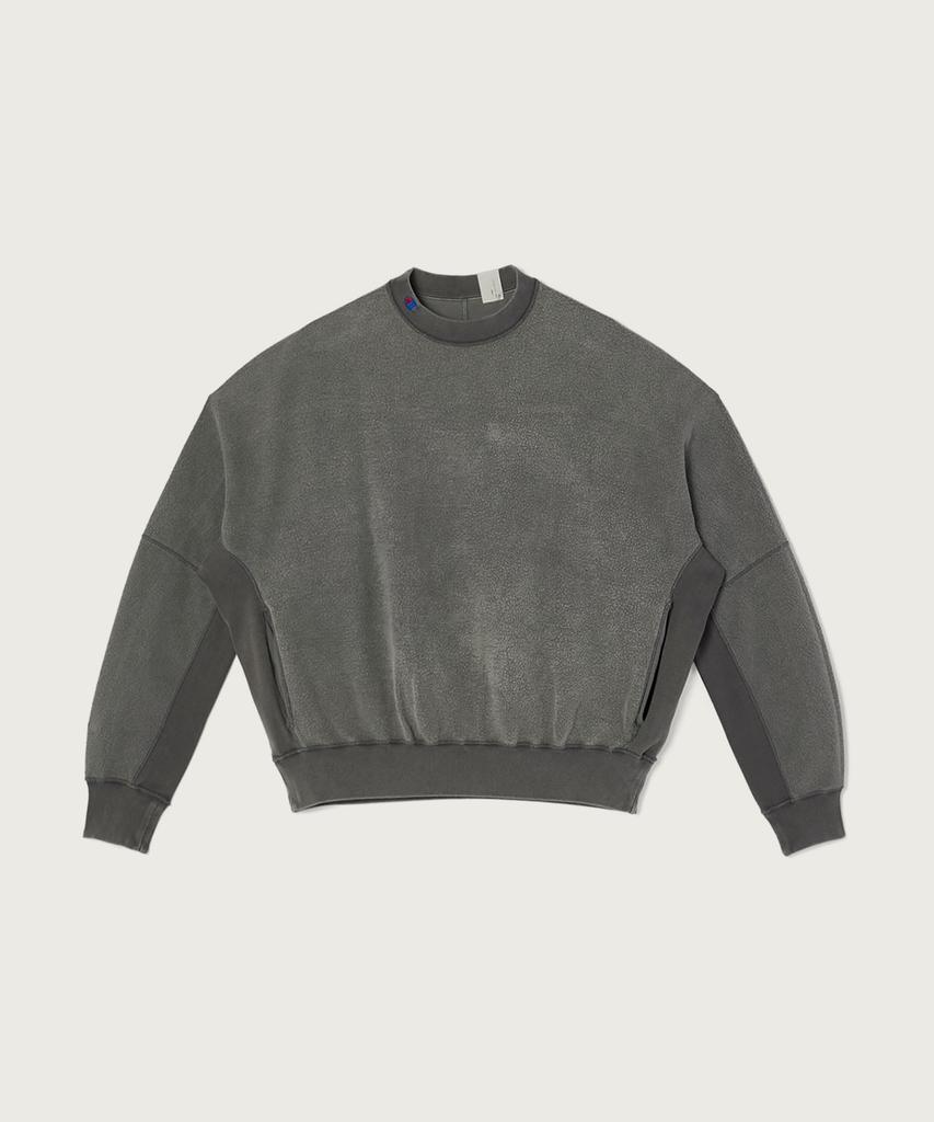 CHAMPION X N.Hollywood Reversible Crewneck Sweatshirt Dark Grey
