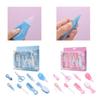 Baby Care Kit , 8pcs Essential Tools Comb Brush Combination Set Baby Nails Trimmer for Safe and Convenient Caring
