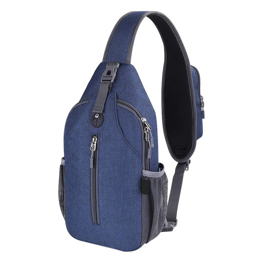 Men'S Outdoor Breast Bag Fashion Men'S Shoulder Bag Trendy Casual Outdoor Bag Wear-Resistant Scratch-Proof Waterproof Breast Bag