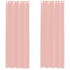 VidaXL Rideaux en voile avec œillets 2 pcs rose 140 x 300 cm, rideau en filet, rideau transparent, voile de fenêtre, 4102100