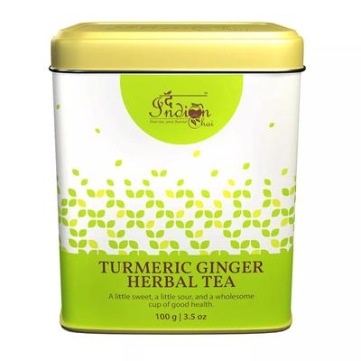 Чай с Куркумой и Имбирем (100 г), Turmeric Ginger Herbal Tea,  Indian Chai