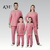 Comfortable Home Wear Family Christmas Pajamas Matching Sets, Red White Striped Xmas 2 Piece Parent Child Sets Pjs Lounge Set, Holiday Long