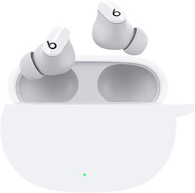 ALLVD Защитный силиконовый чехол для Beats Studio Buds Беспроводная зарядка Потеря Полная защитная крышка с карабином Наушники, Совместимый, Ударопрочный,