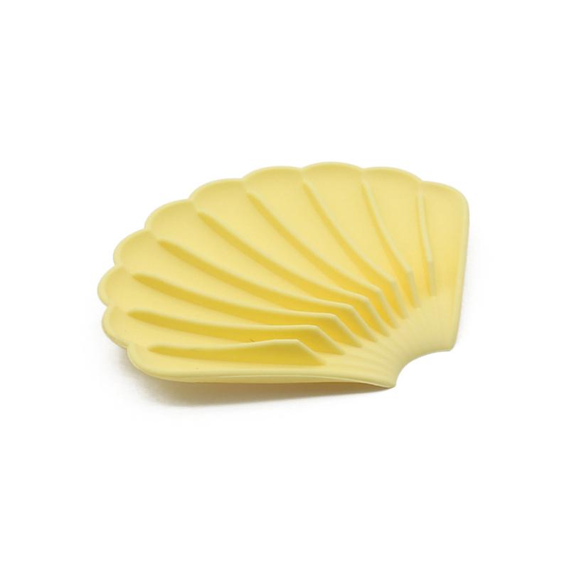 Силиконовые мыльницы, противоскользящий держатель в форме ракушки, держатель для хранения мыла, поднос для тарелки, принадлежности для ванной комнаты