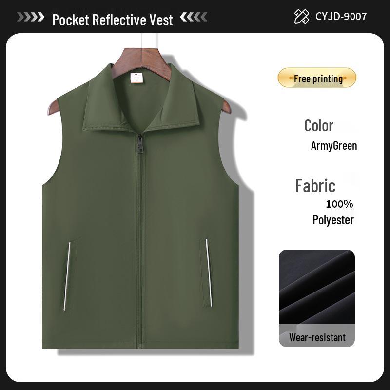 Индивидуальные жилеты волонтеров и гидов с логотипом для супермаркетов и складской деятельности