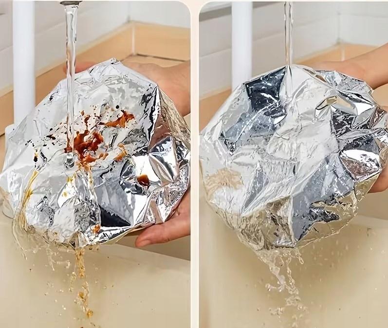 Thick Foil Bowl Lids Food Bags with Elastic Bands Reusable