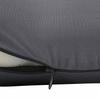 Back Support Pillow Gray Memory Foam 40 x 32 x 14 cm