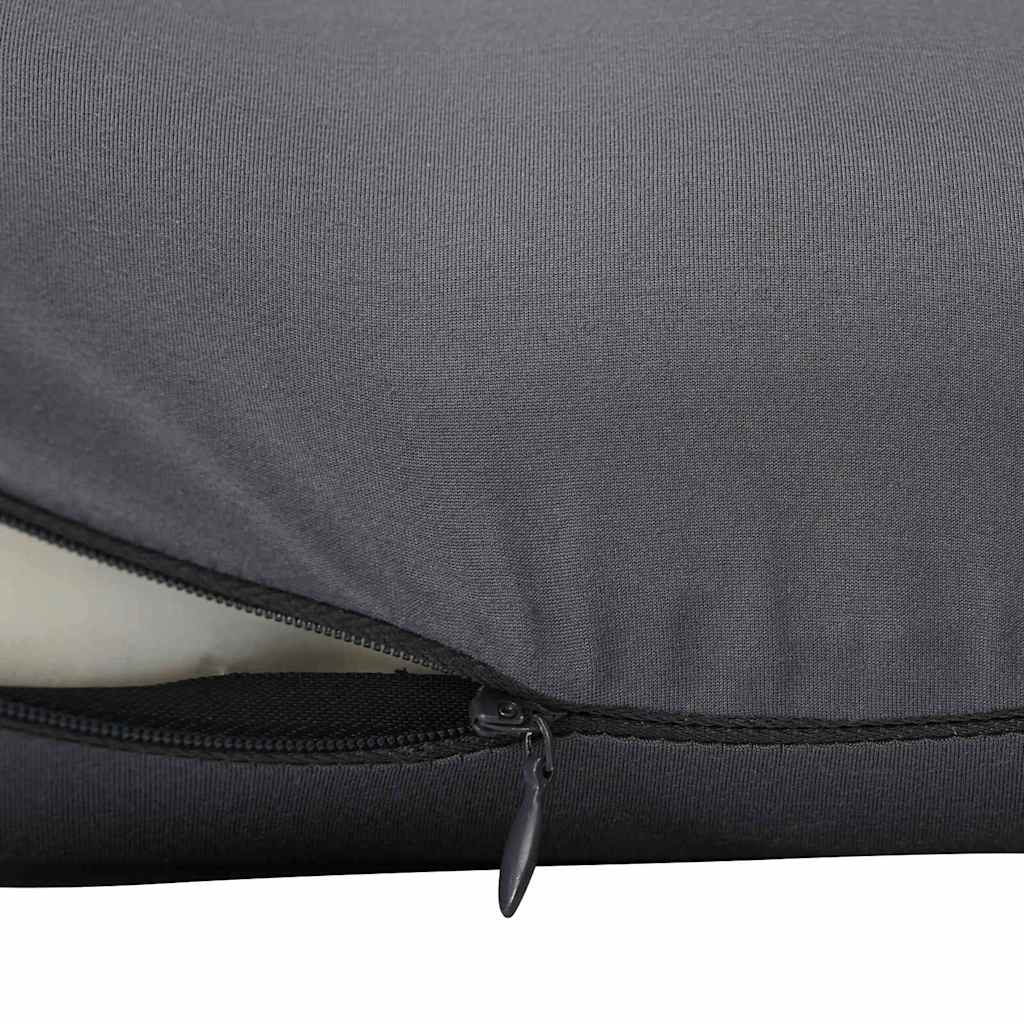 Back Support Pillow Gray Memory Foam 40 x 32 x 14 cm