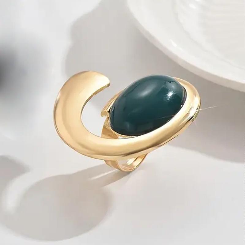 Преувеличенное кольцо-открытие, Персонализированное кольцо в панк-стиле, Кольцо с леопардовым узором в западном стиле, Модный трендовый подарок