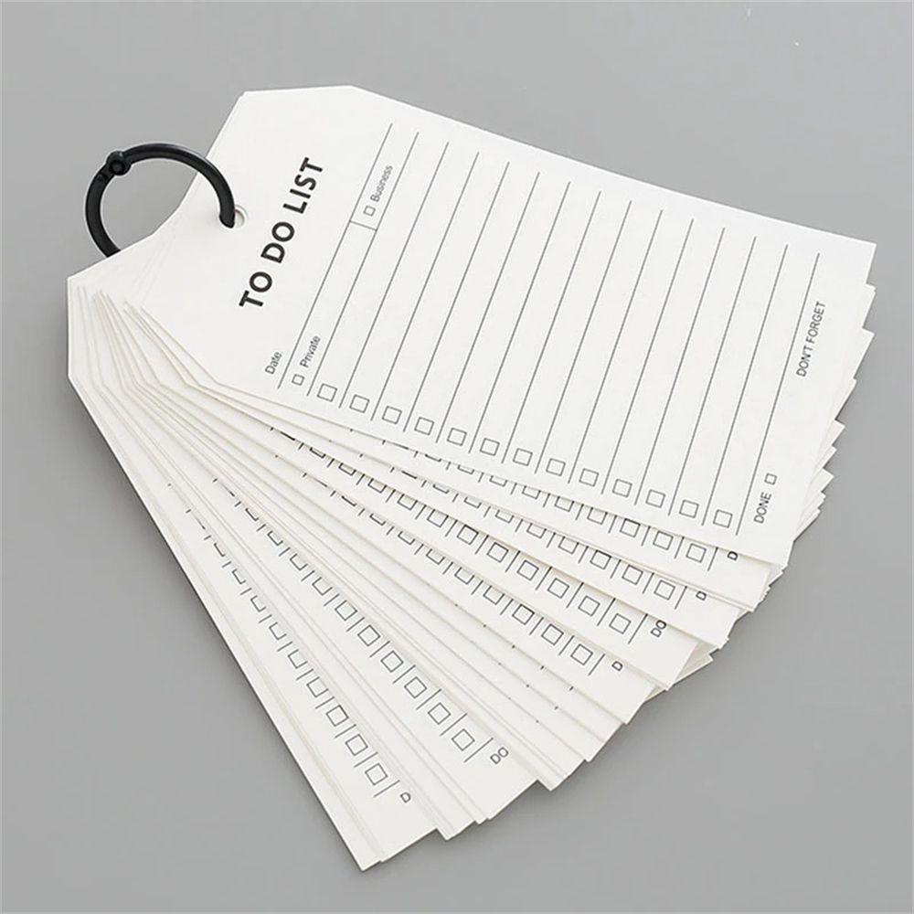 Note Pads Notepads Book Stationery Supplies Loose Leaf Planner Memo Daily Schedule List To Do List