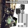 Security Motorcycle Disc Brake Lock Waterproof Portable Disk Locks Anti-theft Wheel Lock  Riding