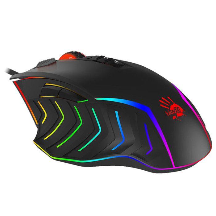 Игровая мышь - A4TECH - J95 - 8000 DPI - Металлические ножки - RGB-подсветка