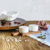 ACACIA Pepper Mill and Salt Shaker Set, Wooden Base