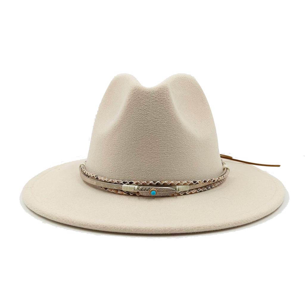 Fedora Autumn and Winter New Leaf Accessories Men's Gentlemen Women's Church Hat Wide Brimmed Jazz Hat Sombrero Hombre