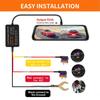 Black Universal Compatibility Type-C Hardwire Kit For DashCam Durable Convenient Easy To Install TYPEChead