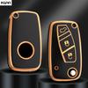 Kuvi TPU Чехол-брелок для автомобильного ключа-раскладушки для FIAT 500 Panda Idea Stilo Ducato Punto Bravo Grande Minibus Doblo Защищенные Аксессуары для брелока
