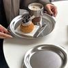 1PC Elliptical Plate Afternoon Tea Cake Treat Dish Round Plate Modern Salad Fruits Serving Tray Desserts Plate 15/18/21/23/26cm
