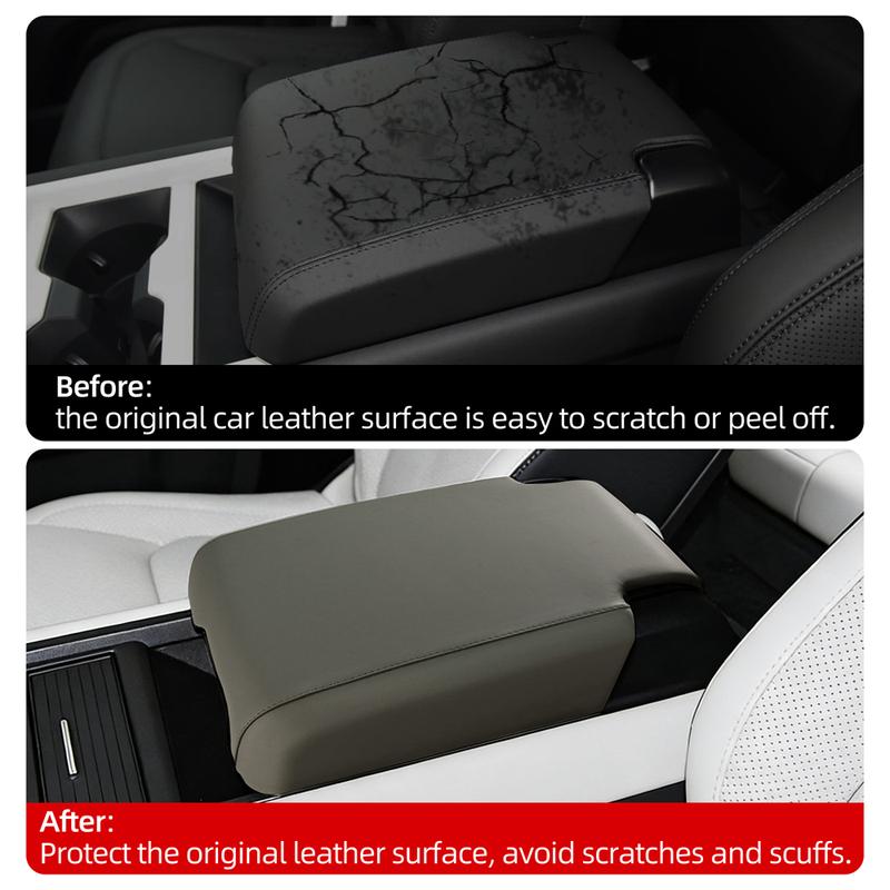 Accessories For Land Rover Defender -2026 2024 2025 Arm Rest Lid Leather Armrest Box Protective ABS Cover