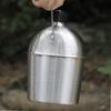 2pcs 1000ml 600ml Stainless Steel Military Canteen Cup Set with Cover Bag for Outdoor Camping Hiking Backpacking