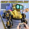Eight-Wheel Remote Control Mechanical Dog Stunt Car - Gesture Sensing Off-Road Toy for Kids