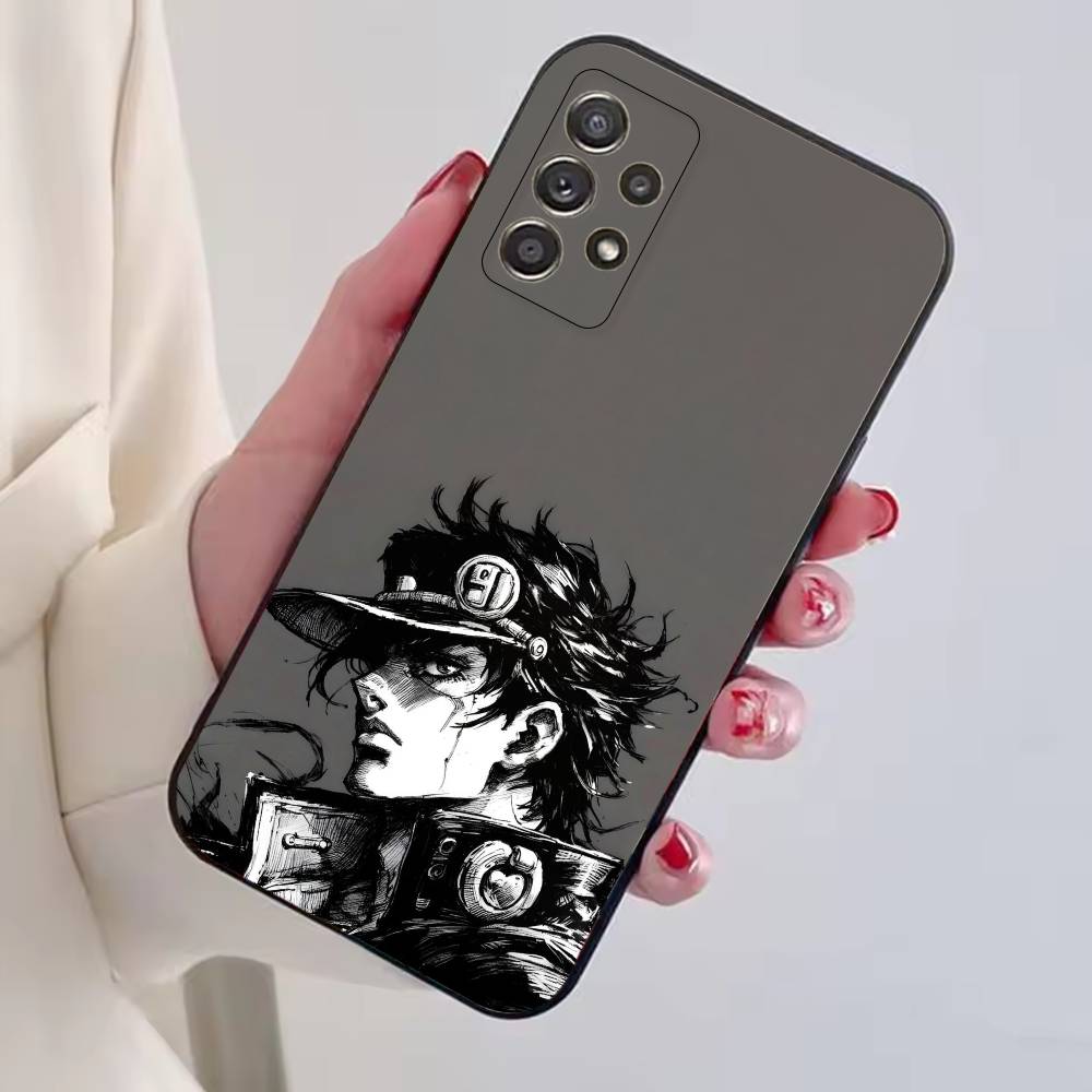 Чехол для телефона K-Kujo Jotaro Anime J-JOJO для Samsung S25, S24, S21, S22, S23, S30, Ultra, S20, Plus, Fe, Мягкий силиконовый черный чехол