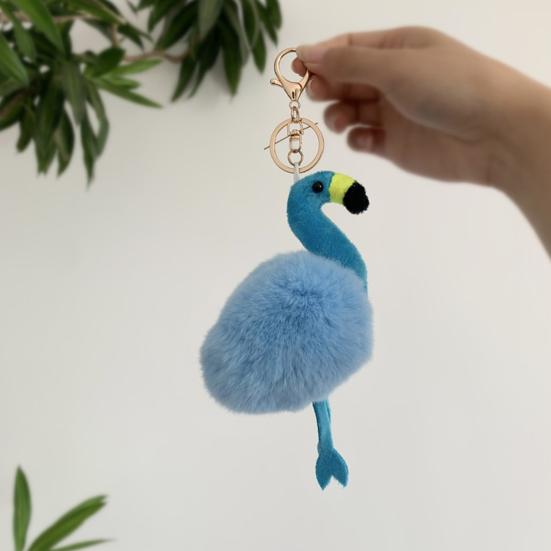 Плюшевый брелок с изображением птицы, розовый/синий, кукла-птица, плюшевый подвесной орнамент, мягкая милая плюшевая кукла-животное