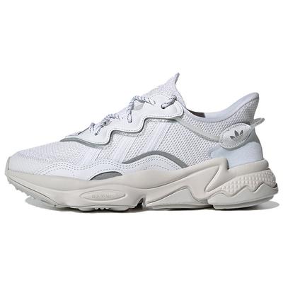 Ozweego Cloud Белые Серые Женские Кроссовки Серебристый-Металлик Серый-One Q46169