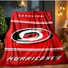 Hurricanes Team Spirit Blanket Flannel Throw for Sofa, Indoor, Camping, Living Room, Office, Chair, And Bed Soft Birthday Gift