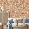Wallpaper Small Flowers Beige and Cream for Living Room and Bedroom 50x1000