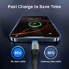 Fast Charging USB C Data Cable 3A for 17 16 15 Ipad Pro Samsung S26 Type C Carplay Wire Nylon Braided USB C Cable