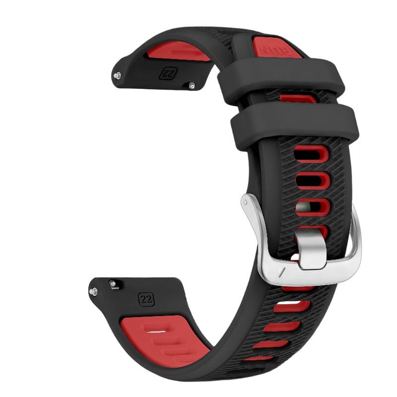 18 мм 20 мм 22 мм силиконовый ремешок для часов Garmin Forerunner 265 255 245 165 55 Пряжка из нержавеющей стали Ремешок для Garmin Vivoactive