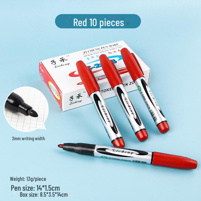 Черный маркер на масляной основе Spot 700 — большой емкости, водонепроницаемый, быстросохнущий, заправляемый, с широким наконечником.