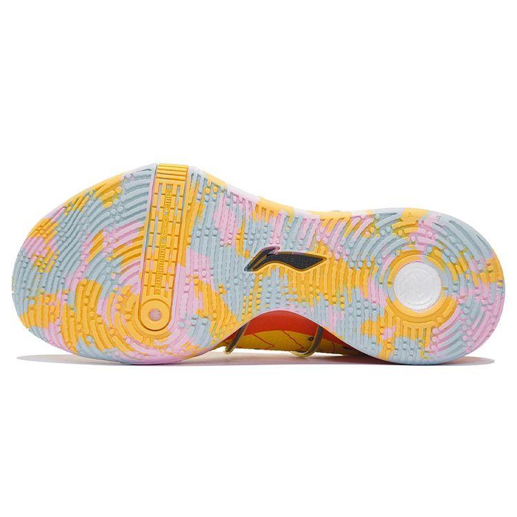 Баскетбольные кроссовки Li Ning Disney X Flash 8 Premium Collaboration Winnie The Pooh мужские лимонно-желтые ABAS005-3
