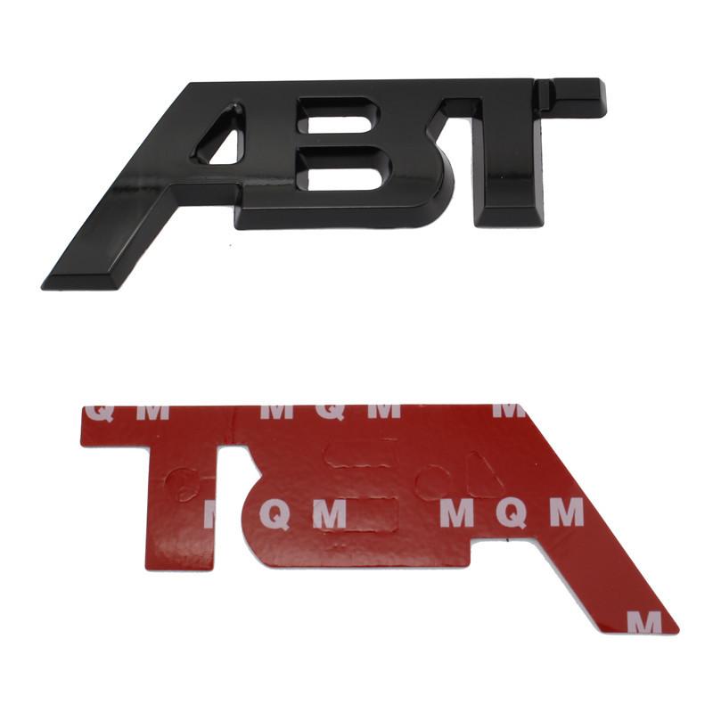 2026 3D Metal ABT Logo Car Front Grille Emblem Badge Stickers Decals For 4YTFG A4 A6 A5 A7 A1 SQ5 TT RS6 RS3 Q7 Q5 Q8 A3 VW Golf 7 Q3