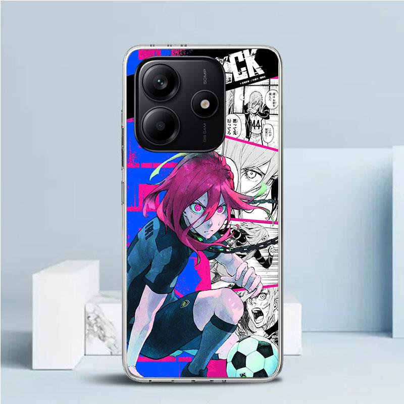 Чехол для телефона Blue Lock Чигири Хёма для Xiaomi Redmi Note 15 14 14S 13 12S 12 Pro Plus 11S 11 11T 11E 10S 10 + Мягкая задняя крышка из ТПУ