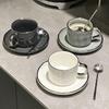 Керамический кофейный и чайный сервиз в европейском стиле, легкая роскошь