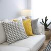 Modern Sofa Cushion Cover Cotton Linen Decorative Throw Pillow Cover Plaid Geometry Printed Bedding
