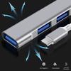4-портовый USB 3.0 концентратор USB концентратор высокоскоростной Type C разветвитель 5 Гбит/с для ПК компьютеры аксессуары многопортовый концентратор 4 порта USB 3.0 2.0