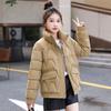 Короткий воротник-стойка маленькая модная хлопковая одежда женская зимняя новая свободная хлопковая куртка куртка утолщенная теплая хлопковая куртка