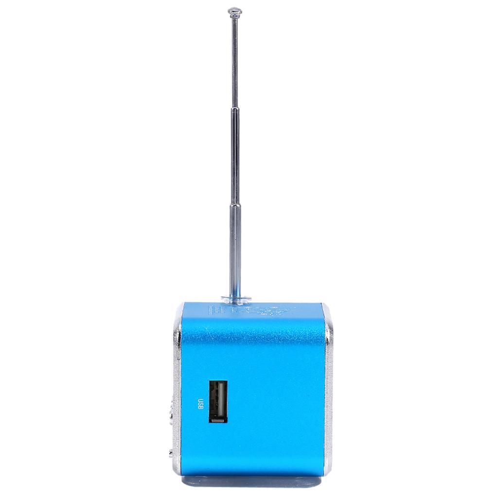 Мини-динамик музыкальный плеер портативный FM-радио ПК мода поддержка TF карты и U Disk синий