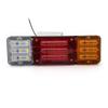 2X 12V 24V 30cm Car Truck Rear Stop Brake Tail Light Taillight Signal Lamp Indicator Trailer Truck Lorry Caravan Van Waterproof.