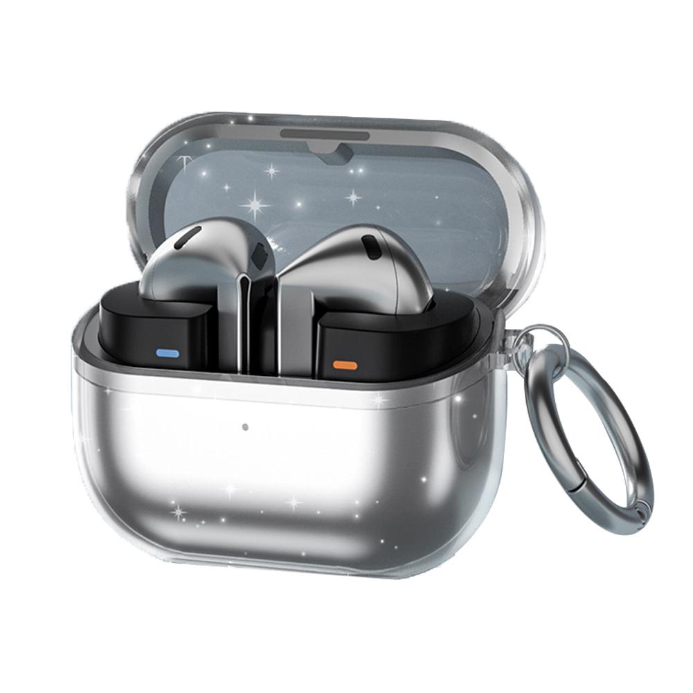 Прозрачный защитный чехол с брелоком для Samsung Galaxy Buds 3/3 Pro #AU